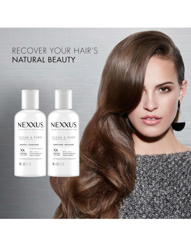 Set de Champú y Acondicionador Nexxus Limpio y Puro 85 ml