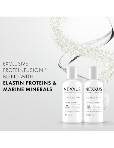 Set de Champú y Acondicionador Nexxus Limpio y Puro 85 ml