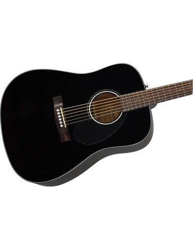 Guitarra Acústica Dreadnought Fender CD-60S Negra con Accesorios