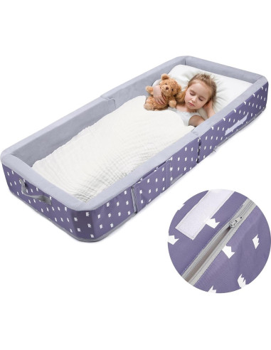 Cama de viaje plegable para niños Mooedcoe - Corona 137x50 cm