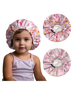 Gorras de Satén para Niños BHAHB - 2 Piezas Ajustables