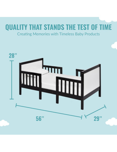 Cama Convertible Hudson 3 en 1 para Niños - Madera Pino Sostenible