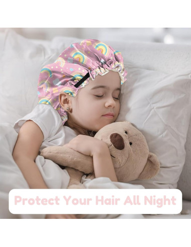 Gorras de Satén para Niños BHAHB - 2 Piezas Ajustables