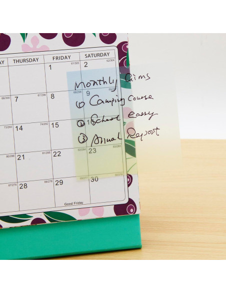 Notas Adhesivas Transparentes PARTSPOWER 8x8 cm Gradiente 50 Hojas