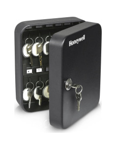 Caja de Llaves Honeywell 6105 - Metal Negra 24 Ganchos 2