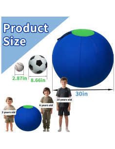 Pelota Gigante de Dodgeball FIQAPJ 76 cm Doble Capa 2