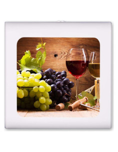 Luz Nocturna LED Art Plates con Sensor Automático y Brillo Ajustable