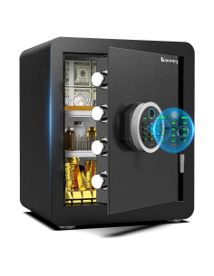 Caja Fuerte Biométrica Kavey 2.0 Pies Cúbicos con Alarma
