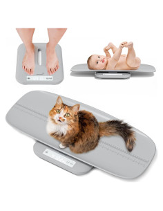 Báscula Digital Multifuncional Grownsy para Bebés y Mascotas 150 kg