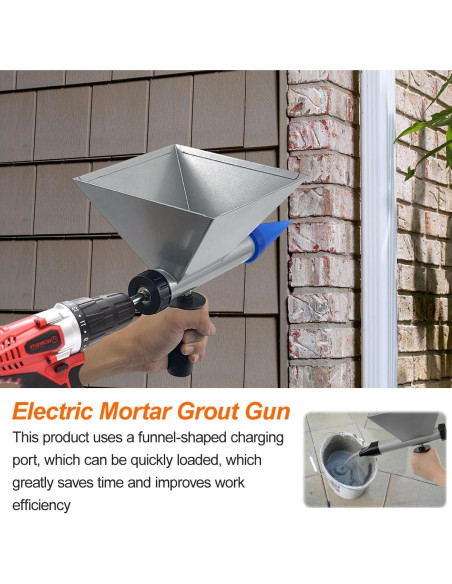 Bomba de Grout Eléctrica XINHNMUU, Pistola de Calafateo 1.54 kg