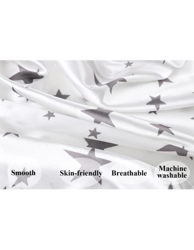 Juego de Sábanas para Cuna 2 Piezas Tcmyyund Satinado 43x81 cm