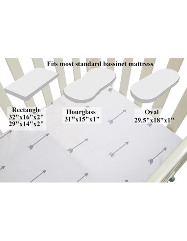 Juego de Sábanas para Cuna 2 Piezas Tcmyyund Satinado 43x81 cm