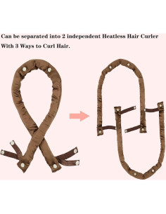 Rizador de Cabello Sin Calor SENGTERM con Bonete de Satén 2