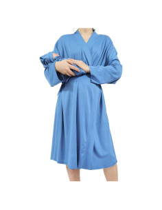 Bata de Maternidad QTECLOR con Manta y Diadema para Mujeres