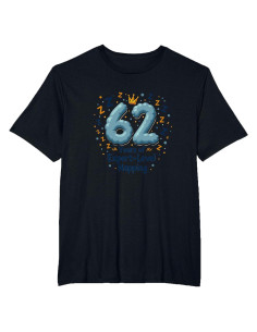 Camiseta Divertida para Hombre 62 Años de Siestas Expertas