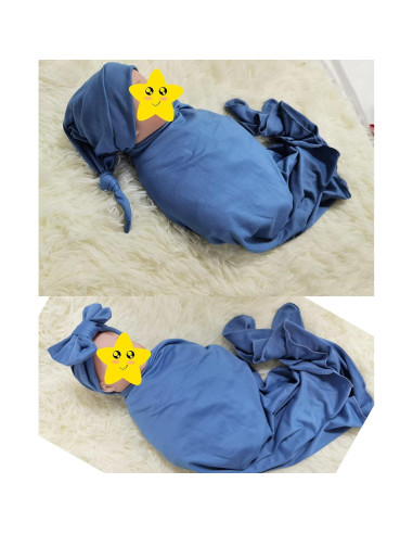 Bata de Maternidad QTECLOR con Manta y Diadema para Mujeres