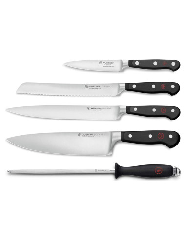 Set de Cocina Wüsthof Classic 5 Piezas Acero Inoxidable