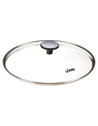 Tapa de vidrio templado Lodge GC10, 26 cm, apta lavavajillas