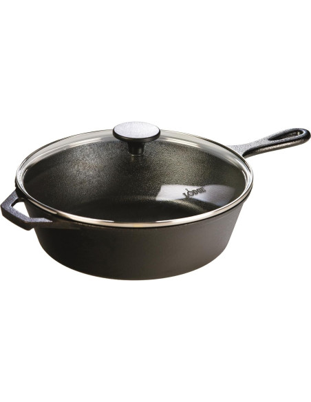 Tapa de vidrio templado Lodge GC10, 26 cm, apta lavavajillas