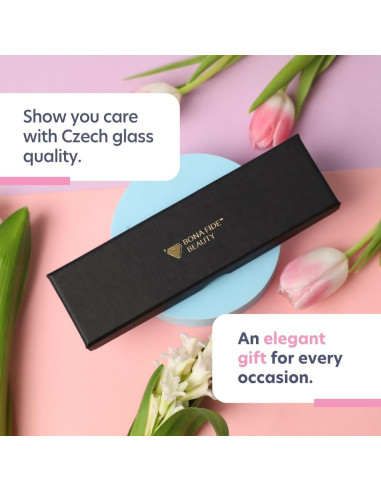 Lima de Uñas de Vidrio Checo Bona Fide Beauty Floral 16.3cm