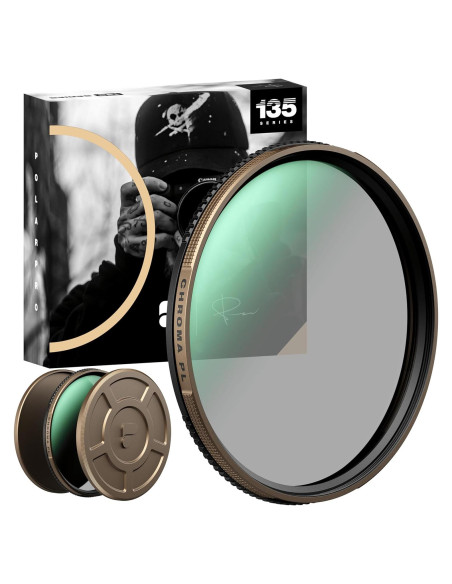 Filtro Polarizador Circular PL 49mm PolarPro 135 - Alta Saturación