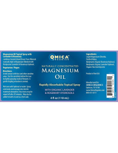Spray Tópico de Aceite de Magnesio Omica Organics 113.4 ml 2