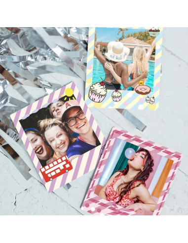 NONS Stickers de Bordes para Fotos Fujifilm Instax Square - 36 Pcs