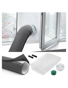 Kit de Ventilación para Ventana Sliner - Aislante para Manguera 149.86x53.34cm