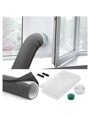 Kit de Ventilación para Ventana Sliner - Aislante para Manguera 149.86x53.34cm