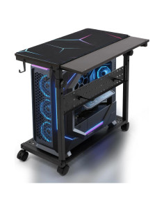 Soporte de Torre KEBE Ajustable en Altura para PC Negro