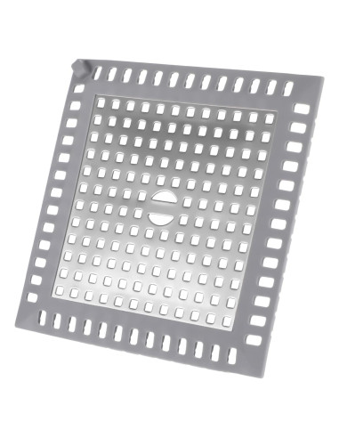 Captador de Cabello para Drenaje de Ducha Andibro 12.3cm Acero Inoxidable