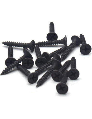 Patas Ajustables de Muebles Antrader 11.5 cm Metal Negro Mate