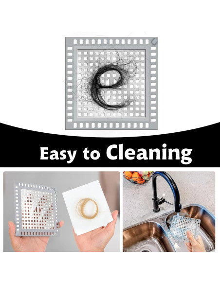 Captador de Cabello para Drenaje de Ducha Andibro 12.3cm Acero Inoxidable