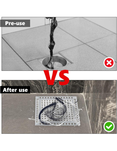 Captador de Cabello para Drenaje de Ducha Andibro 12.3cm Acero Inoxidable