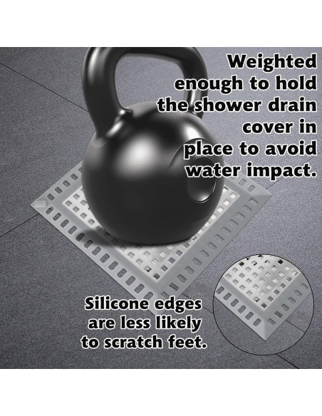 Captador de Cabello para Drenaje de Ducha Andibro 12.3cm Acero Inoxidable