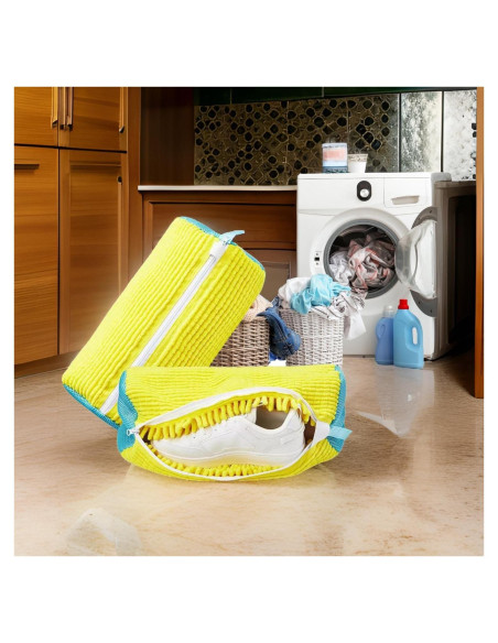 Bolsa de Lavado de Zapatos Genérico Amarillo 39x19 cm