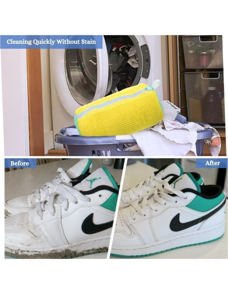 Bolsa de Lavado de Zapatos Genérico Amarillo 39x19 cm