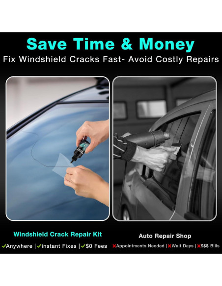 Kit de Reparación de Parabrisas Genérico 2025 - 1 Juego