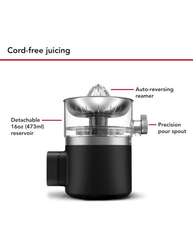 Exprimidor de cítricos inalámbrico KitchenAid KCJR161 - 0.47 L