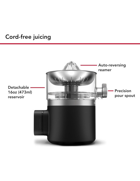 Exprimidor de cítricos inalámbrico KitchenAid KCJR161 - 0.47 L