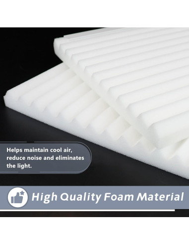 Kit de Paneles Laterales Aislantes Flamorrow 43x30.5 cm Blanco