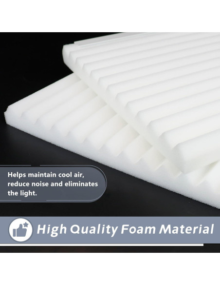 Kit de Paneles Laterales Aislantes Flamorrow 43x30.5 cm Blanco