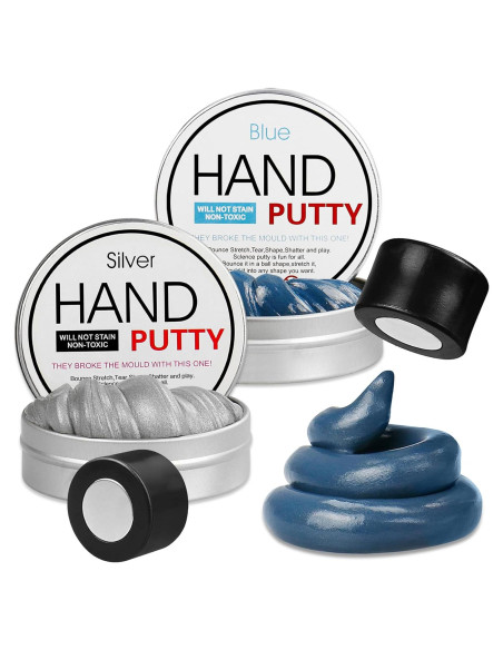 Paquete de 2 Putty Magnético Arfun - Juguete Antiestrés 249g