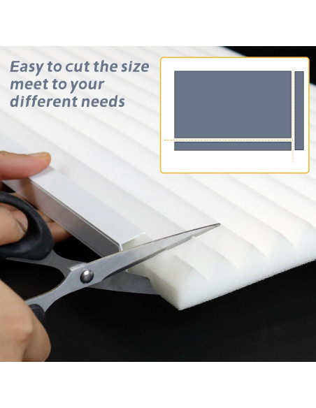 Kit de Paneles Laterales Aislantes Flamorrow 43x30.5 cm Blanco