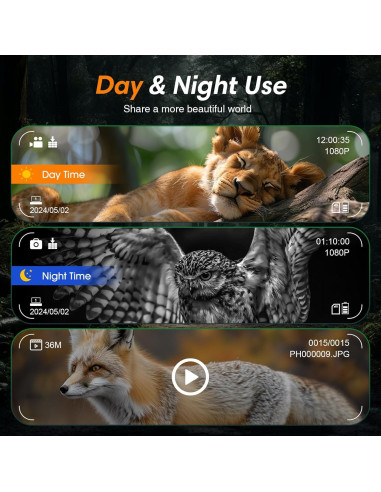 Gafas de Visión Nocturna GTMEDIA N4 Infrarrojas 300m