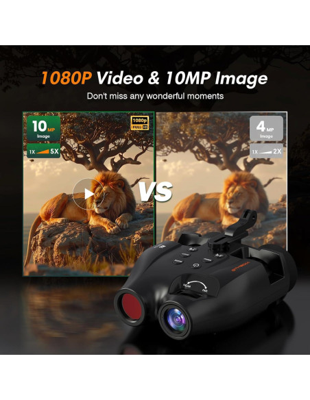 Gafas de Visión Nocturna GTMEDIA N4 Infrarrojas 300m