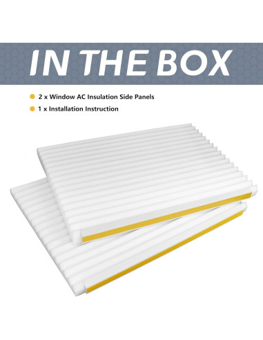 Kit de Paneles Laterales Aislantes Flamorrow 43x30.5 cm Blanco