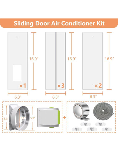 Kit de Ventilación para Aire Acondicionado Portátil Gulrear 66-157cm