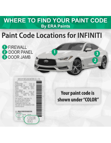 Pintura de Toque Automotriz ERA K52 Perla Azul Pizarra 7.39 ml