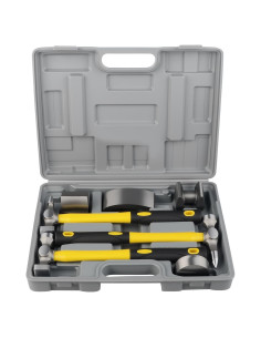Kit de Reparación de Carrocería DAYUAN 7 Piezas - Martillos y Dolly